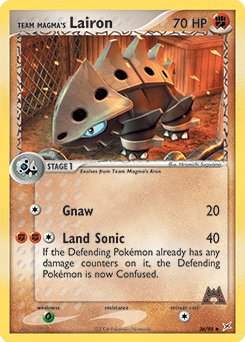 Team Magma's Lairon #36 from Team Magma vs Team Aqua