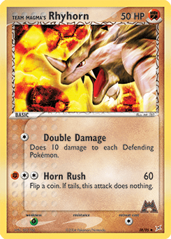 Team Magma's Rhyhorn #38 from Team Magma vs Team Aqua