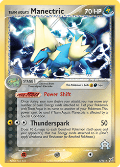Team Aqua's Manectric #4 from Team Magma vs Team Aqua
