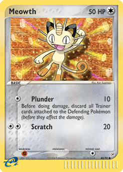Meowth #42 from Team Magma vs Team Aqua