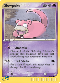 Slowpoke #45 from Team Magma vs Team Aqua