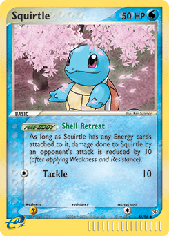 Squirtle #46 from Team Magma vs Team Aqua