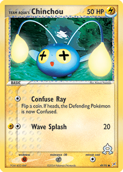 Team Aqua's Chinchou #49 from Team Magma vs Team Aqua