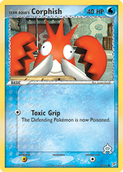 Team Aqua's Corphish #50 from Team Magma vs Team Aqua