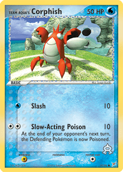 Team Aqua's Corphish #51 from Team Magma vs Team Aqua