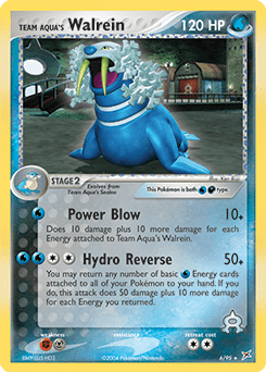 Team Aqua's Walrein #6 from Team Magma vs Team Aqua