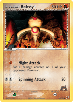 Team Magma's Baltoy #61 from Team Magma vs Team Aqua