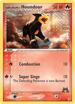 Team Magma's Houndour #62 from Team Magma vs Team Aqua