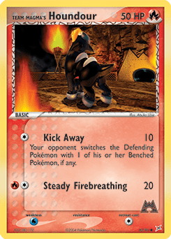 Team Magma's Houndour #63 from Team Magma vs Team Aqua