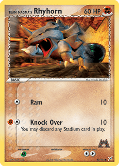 Team Magma's Rhyhorn #68 from Team Magma vs Team Aqua