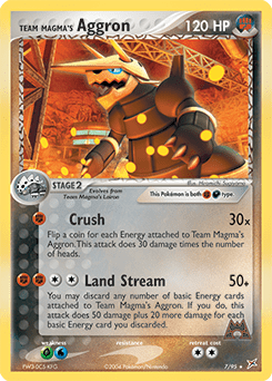 Team Magma's Aggron #7 from Team Magma vs Team Aqua