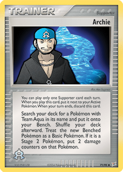Archie #71 from Team Magma vs Team Aqua