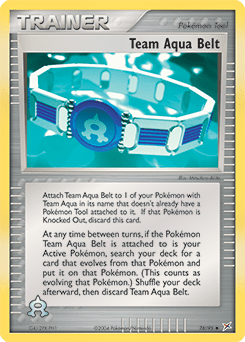 Team Aqua Belt #76 from Team Magma vs Team Aqua