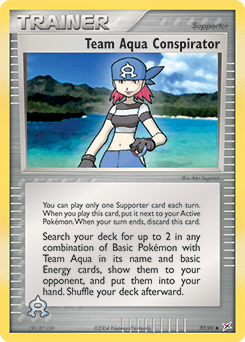 Team Aqua Conspirator #77 from Team Magma vs Team Aqua
