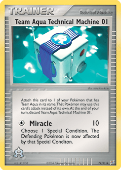 Team Aqua's Technical Machine 01 #79 from Team Magma vs Team Aqua