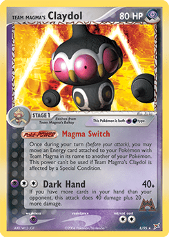 Team Magma's Claydol #8 from Team Magma vs Team Aqua
