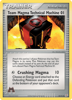 Team Magma's Technical Machine 01 #84 from Team Magma vs Team Aqua