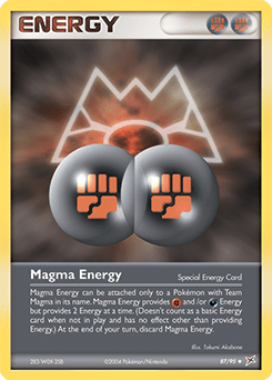 Magma Energy #87 from Team Magma vs Team Aqua