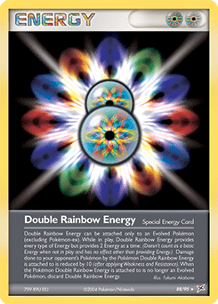 Double Rainbow Energy #88 from Team Magma vs Team Aqua