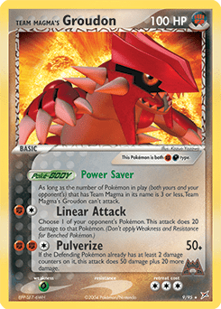 Team Magma's Groudon #9 from Team Magma vs Team Aqua