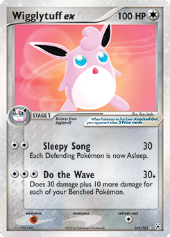 Wigglytuff ex #101 from Hidden Legends