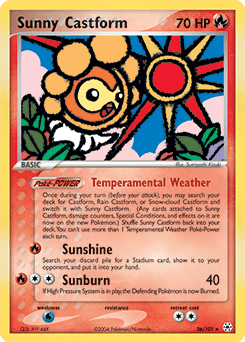 Sunny Castform #26 from Hidden Legends