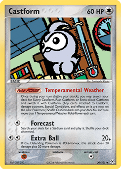Castform #30 from Hidden Legends