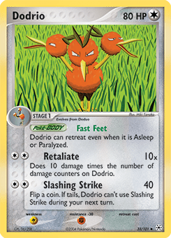 Dodrio #33 from Hidden Legends