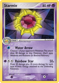 Starmie #49 from Hidden Legends