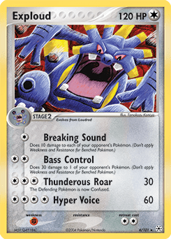 Exploud #6 from Hidden Legends