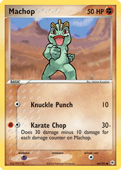 Machop #64 from Hidden Legends