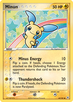 Minun #67 from Hidden Legends
