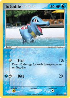 Totodile #79 from Hidden Legends