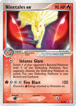 Ninetales ex #96 from Hidden Legends