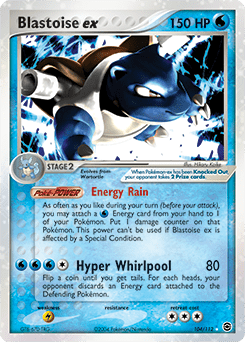 Blastoise ex #104 from FireRed & LeafGreen