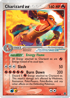 Charizard ex #105 from FireRed & LeafGreen