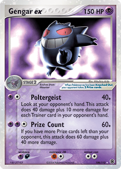 Gengar ex #108 from FireRed & LeafGreen