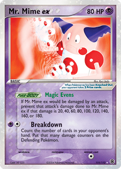 Mr. Mime ex #111 from FireRed & LeafGreen