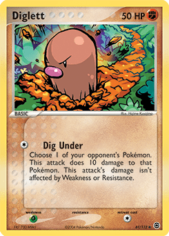 Diglett #61 from FireRed & LeafGreen
