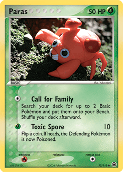 Paras #72 from FireRed & LeafGreen