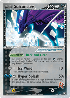 Rocket's Suicune ex #105 by Ryo Ueda