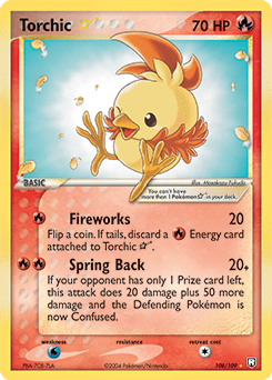 Torchic Star #108 from Team Rocket Returns