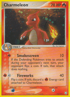 Charmeleon #110 from Team Rocket Returns