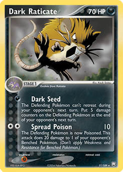 Dark Raticate #17 from Team Rocket Returns