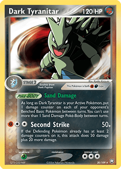 Dark Tyranitar #20 from Team Rocket Returns
