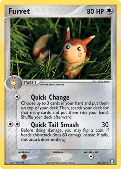Furret #22 from Team Rocket Returns