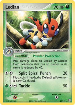 Ledian #23 from Team Rocket Returns