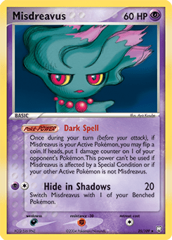 Misdreavus #25 from Team Rocket Returns