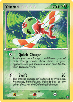 Yanma #28 from Team Rocket Returns