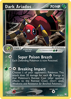 Dark Ariados #30 from Team Rocket Returns